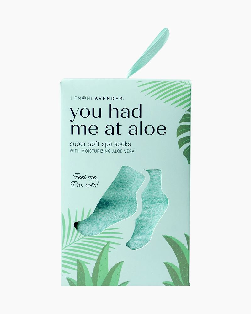 You Had Me At Aloe Super Soft Spa Socks Jo