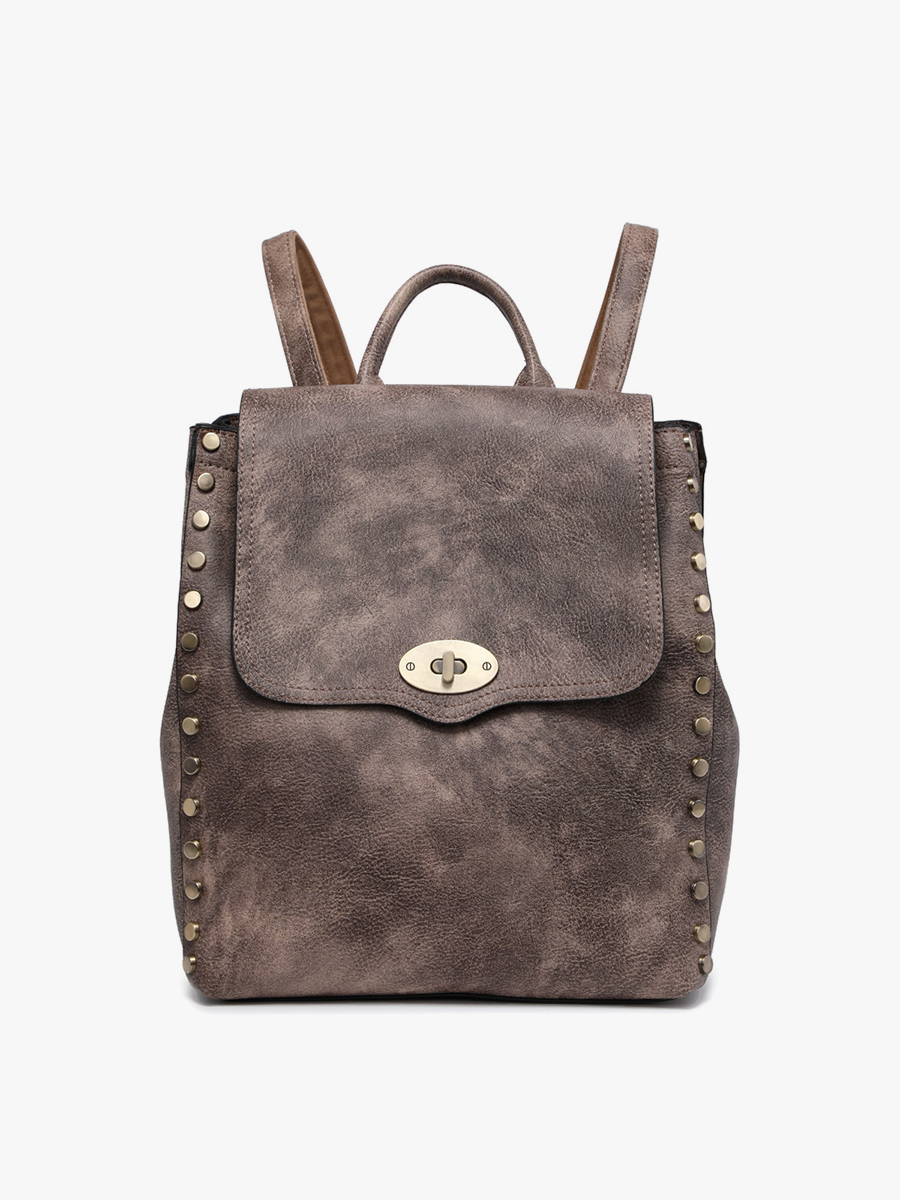 Olive Bex Distressed Backpack