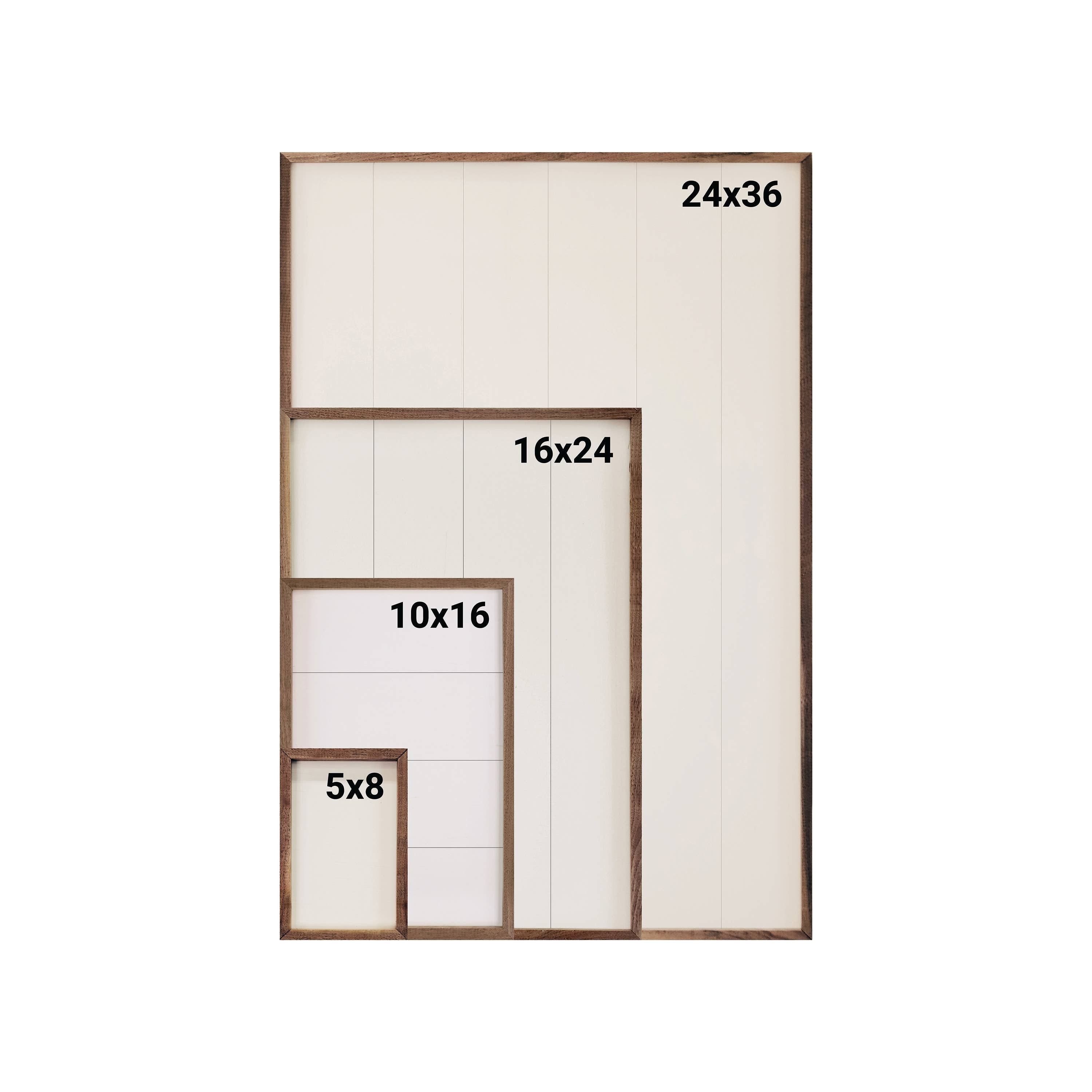 Brown And Tan Daisies: 5 x 8 x 1.5