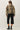 MOCHA GEOMETRIC PRINT ZIP-UP SHERPA JACKET