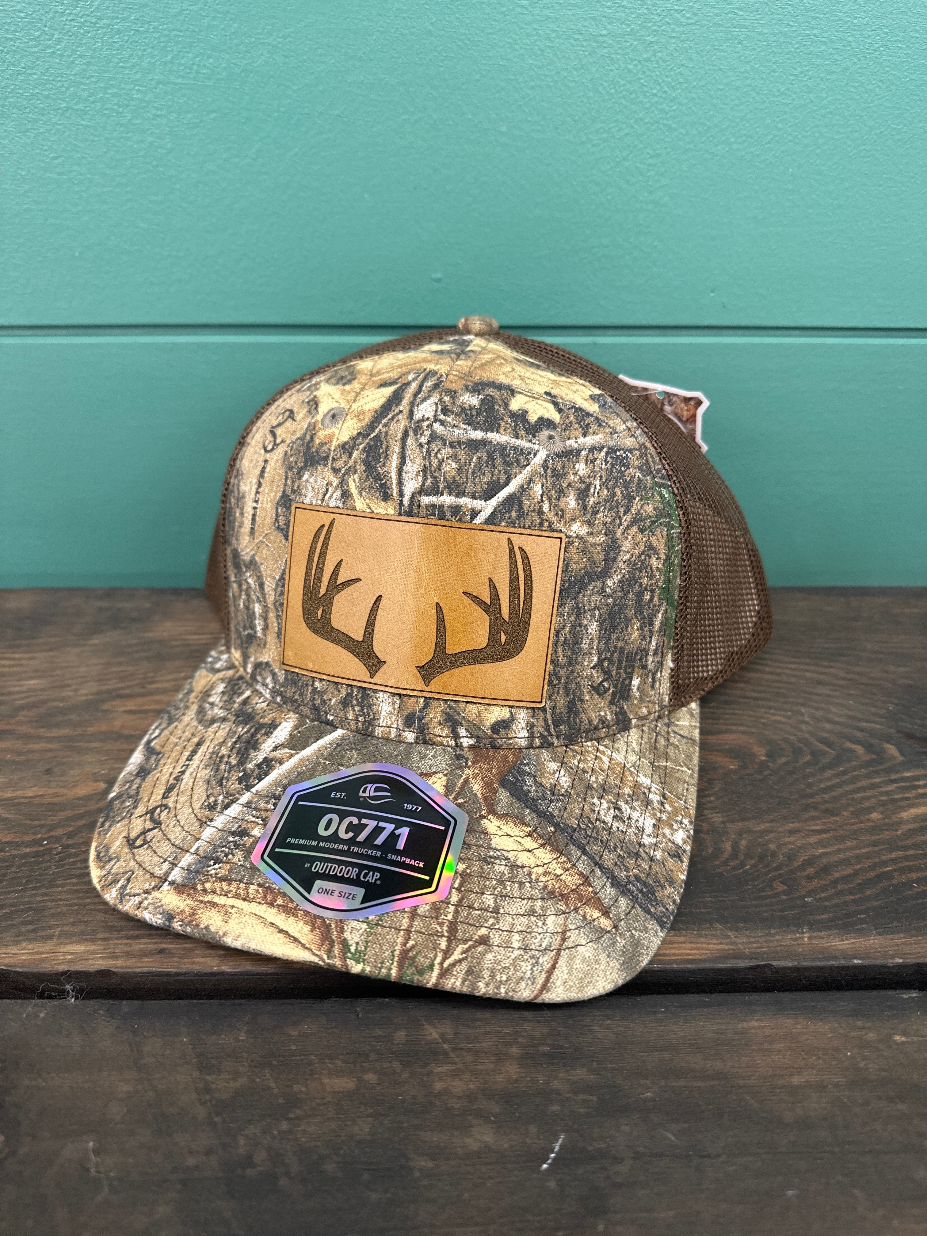 Camo Antler Hat