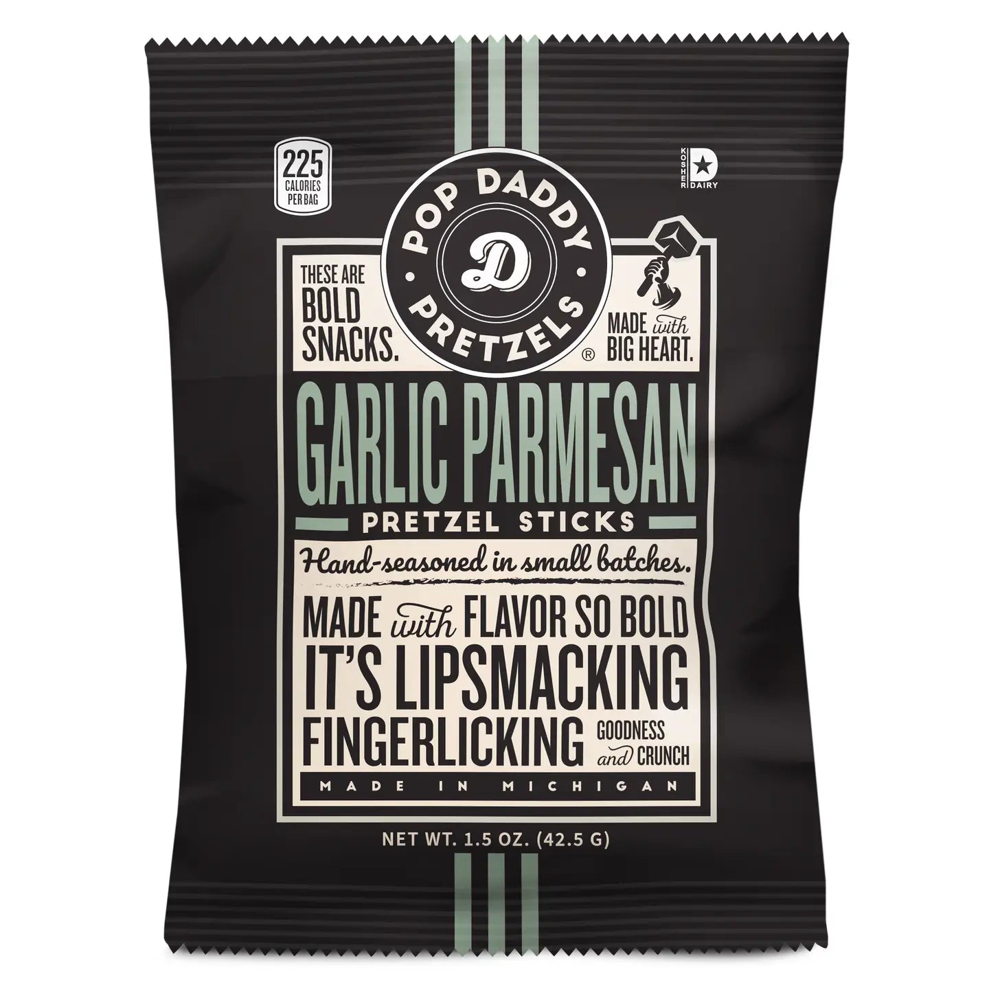 Garlic Parmesan Seasoned Pretzels 1.5oz