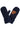 Navy C.C Solid Color Knitted Mitten Gloves