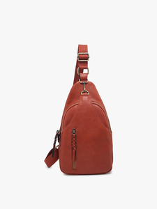 Nikki Dual Compartment Sling Pack Bag