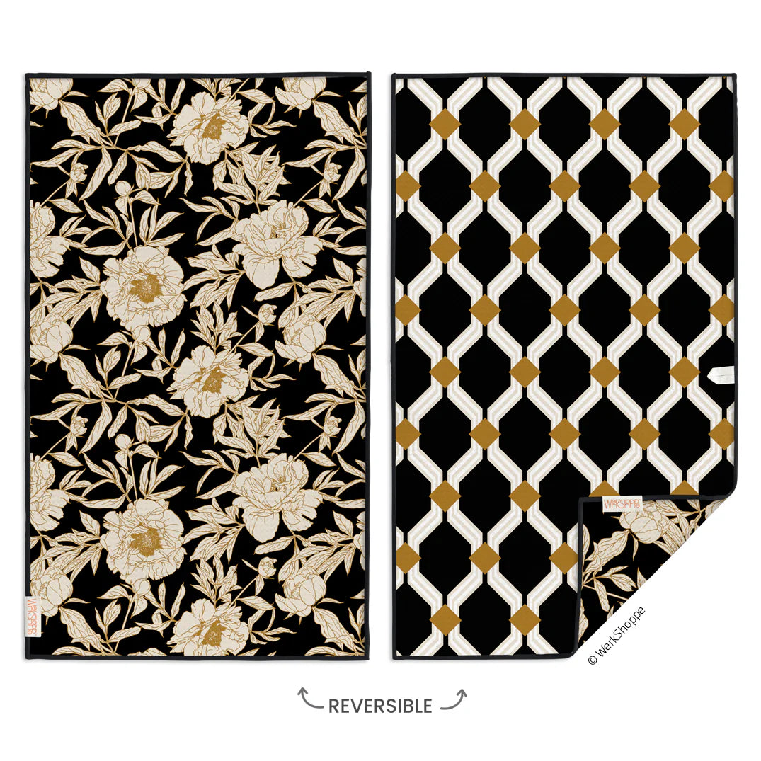 Ivory Roses Microfiber Towel