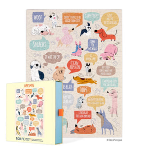 If Dogs Could Talk 500 Piece Puzzle