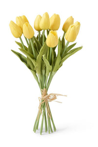 13.5 Inch Yellow Real Touch Mini Tulip Bundle