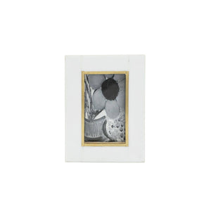 2X3 Bernadette Magnetic Mini Picture Frame With Brass Inlay