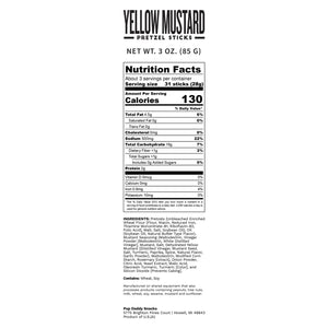 Yellow Mustard Seasoned Pretzels 1.5oz