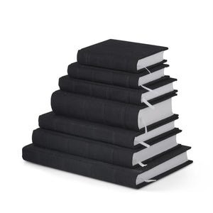 Black Cotton Canvas Journal