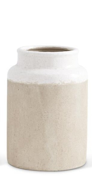 Tall Cream Ceramic Pots