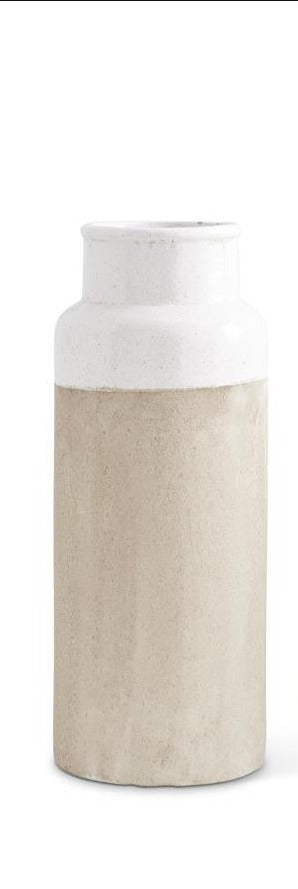 Tall Cream Ceramic Pots