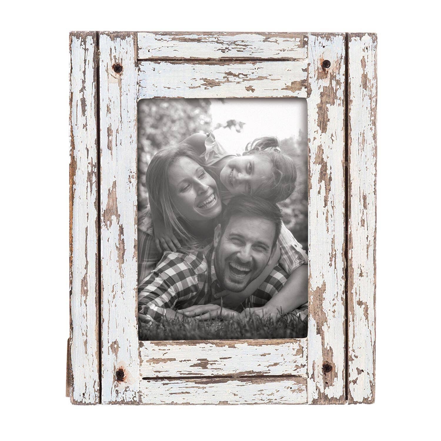 5X7 Heartland Photo Frame White