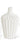 White Porcelain Accordion Vases