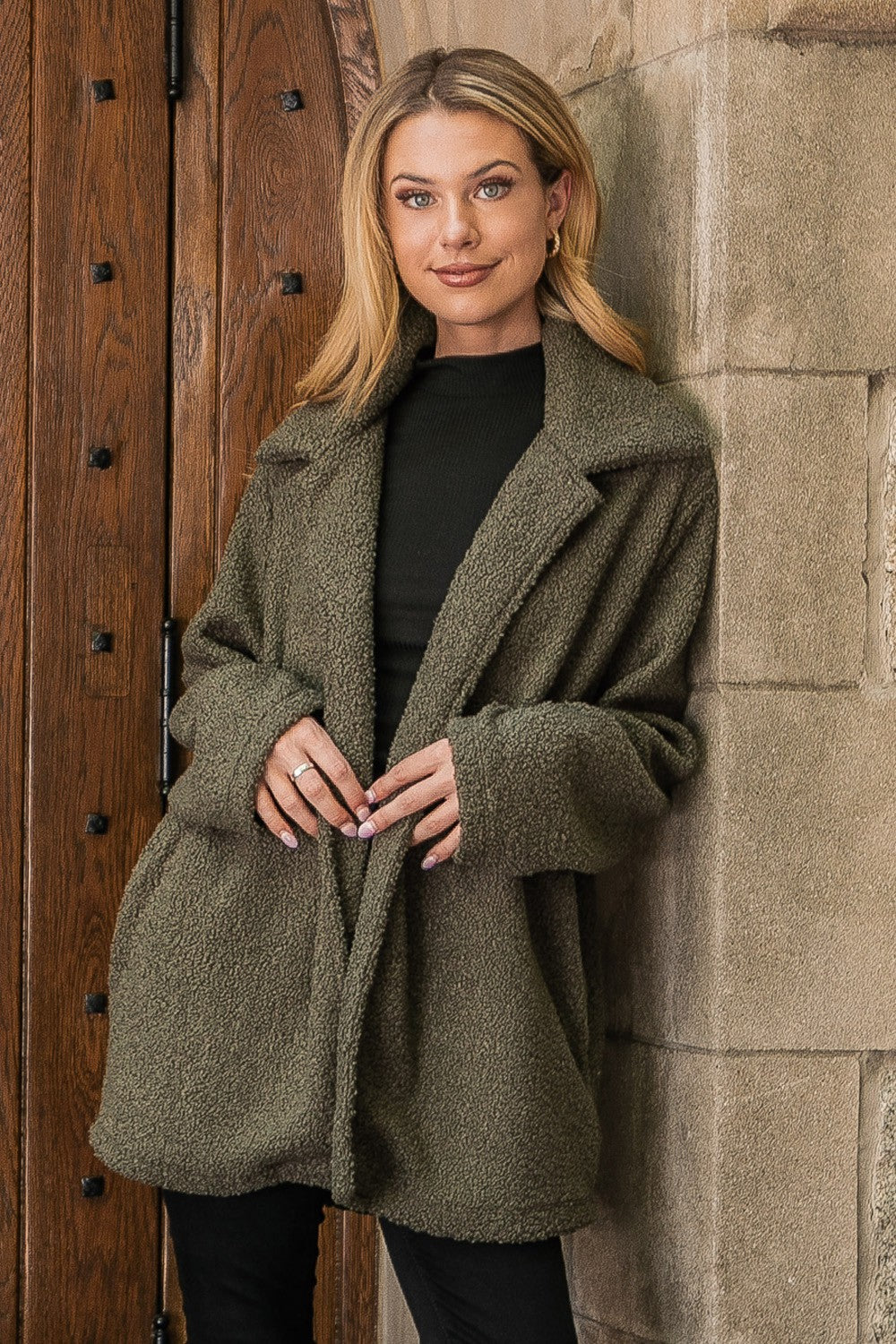 Olive Fur Jacket