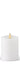 White Wax Luminara Indoor Pillar Candles