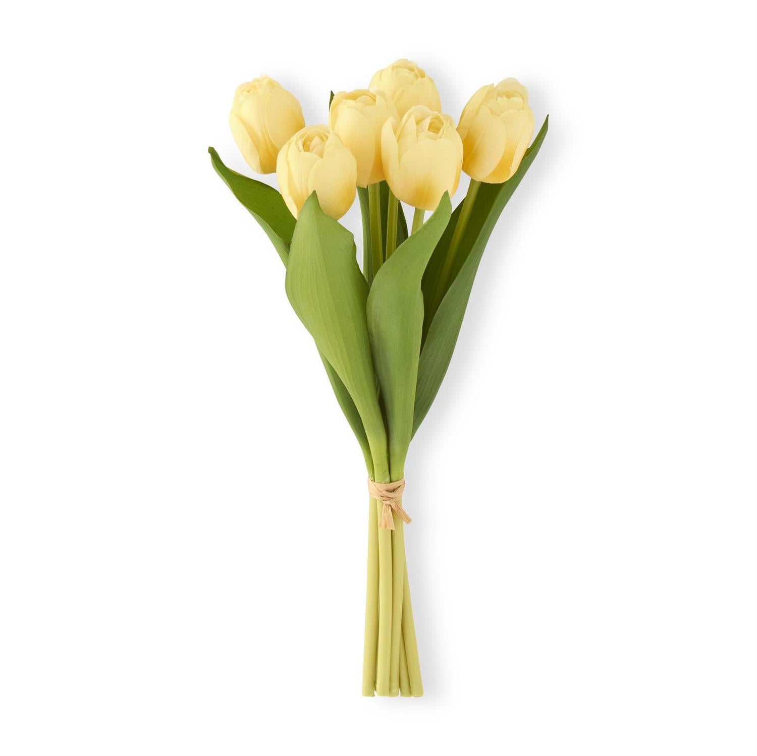 13 Inch Yellow Real Touch Tulip Bundle