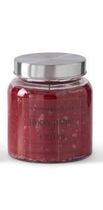 11OZ HOLLY BERRY & CEDAR CANDLE