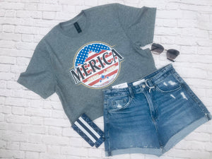 Merica Needs a Beer Graphic Tee