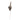 25 Inch Brown & White Speckled Feather Spray