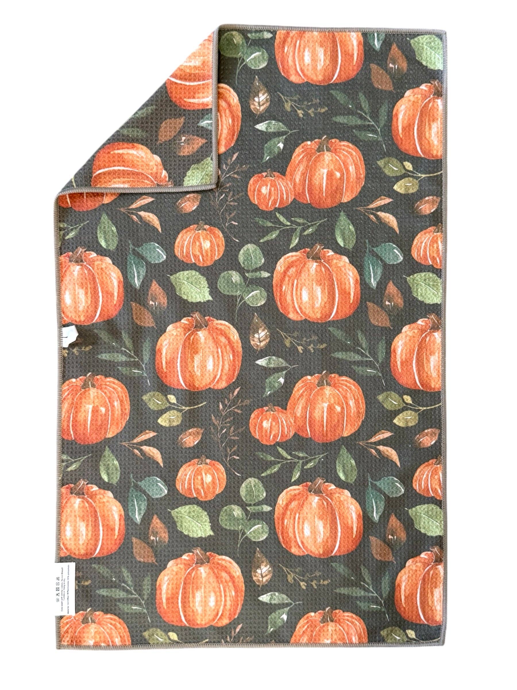 Gordy: Double-Sided Hand Towel: Green / 17x27 in / Hand Towel