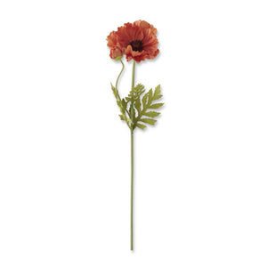 25.5 Inch Orange Real Touch Poppy