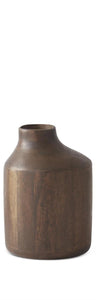 Dark Mango Wood Irregular Vase