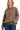 Mocha Acid Wash Fleece Oversized Crewneck