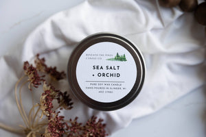 Sea Salt + Orchid Soy Candle