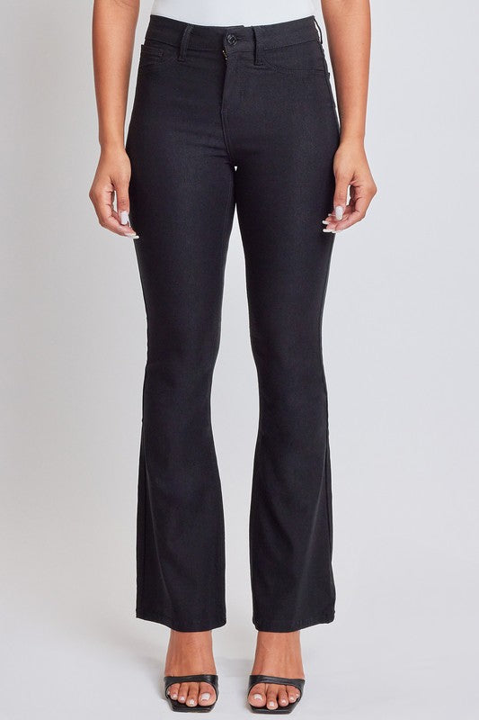 Black Junior Hyperstretch High-Rise Flare Pants