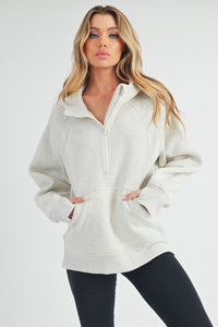 Bone Long Drea Half-zip Hoodie