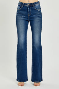 DARK HIGH RISE BOOTCUT JEANS