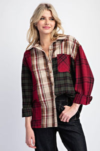 Color Block Flannel