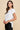 Off White Solid Basic Top