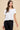 Off White Solid Basic Top