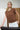 BROWN KNIT SHORT SLEEVE SWEATER