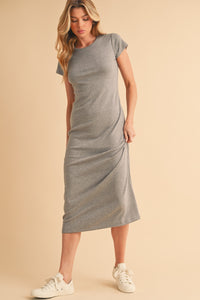Heather Grey Midi Dress