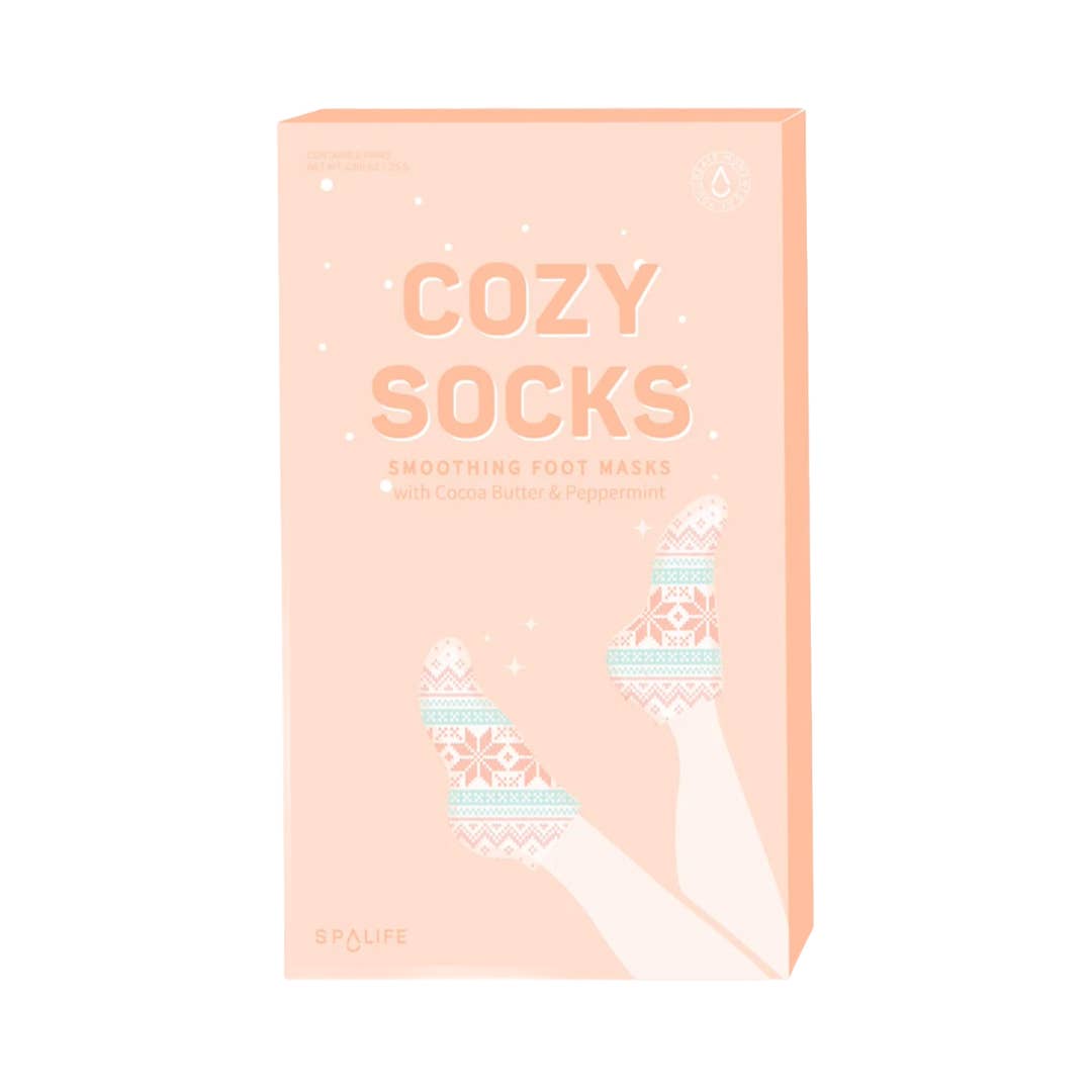 Holiday Cozy Socks Smoothing Foot Mask: Single