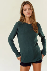 FOREST ROUND NECK KNIT TOP