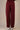 Burgundy Wide Leg Knit Comfy Casual Sweat Pants