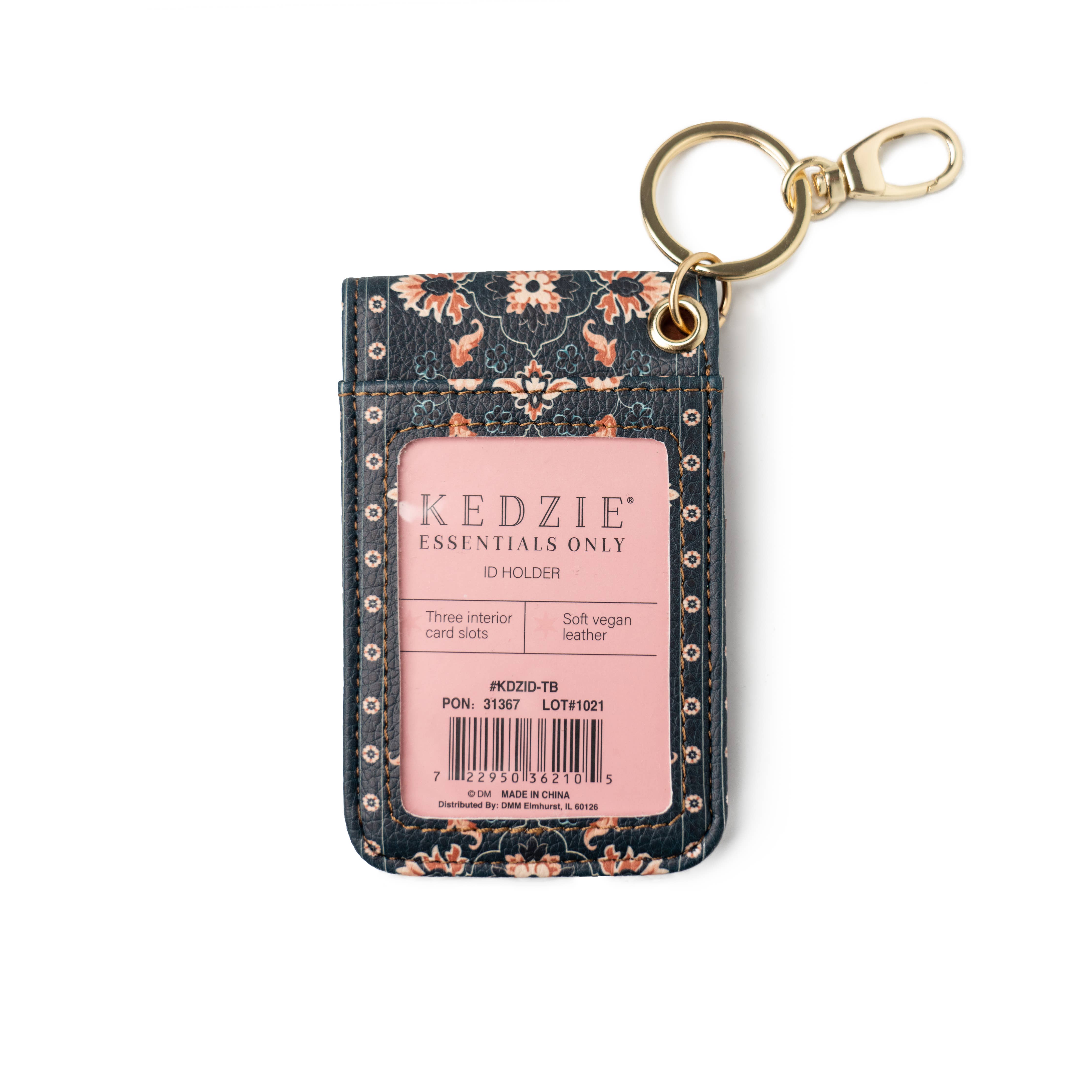 Kedzie Essentials Only ID Holder Keychain Open Stock