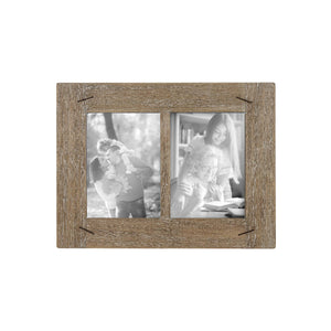 5x7 Two Photo Weathered Photo Frame