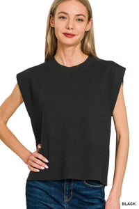 Black Sweater Vest