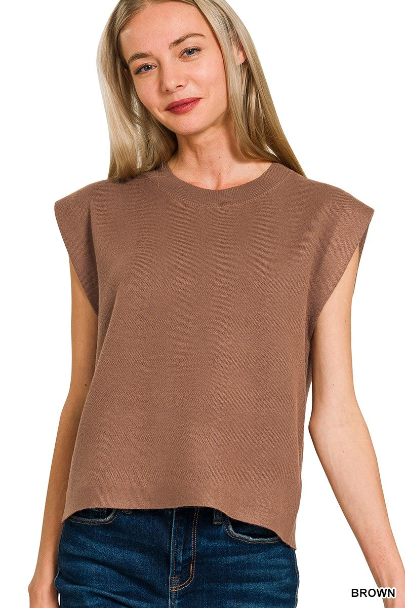 Brown Sweater Vest