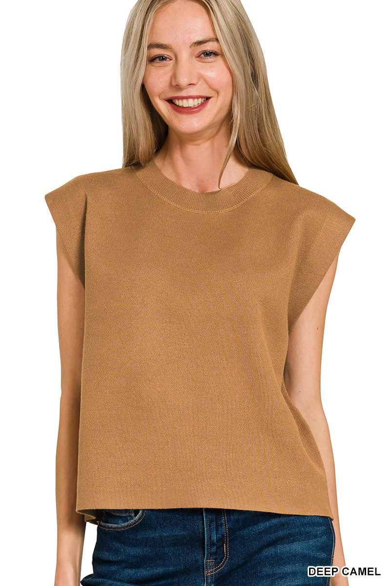 Camel Sweater Vest