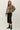 MOCHA GEOMETRIC PRINT ZIP-UP SHERPA JACKET