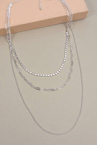 GOLD UNIQUE CHAIN MULTI LAYER NECKLACE