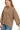 Mocha Acid Wash Fleece Oversized Pullover