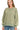 Light Olive Acid Wash Fleece Oversized Pullover
