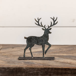 7" METAL TABLETOP DEER